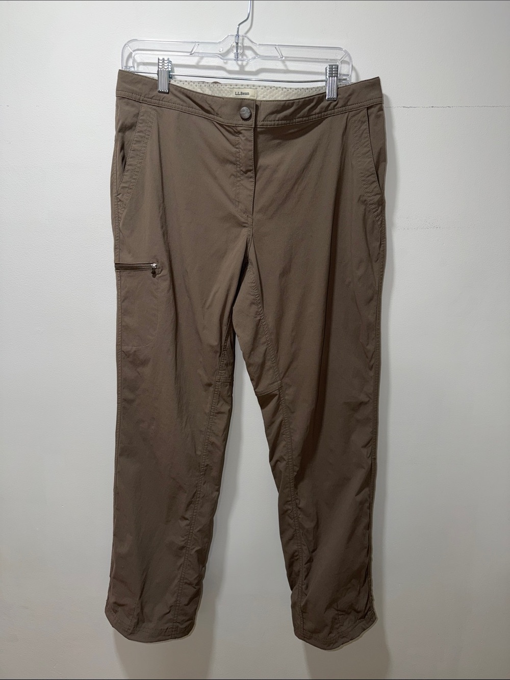 L.L Bean Womens Cargo Hiking Trail Pants OUTDOOR Activewear Trouser 12 QUICKDRY‎